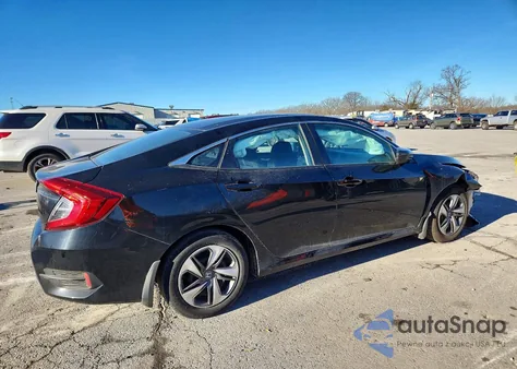 2020 Honda Civic Lx z USA, uszkodzony, nr VIN 19XFC2F6XLE015934